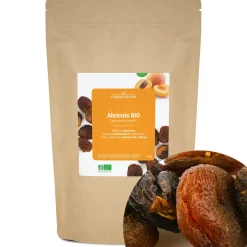 Abricots bio (moelleux, dénoyautés, séchés)