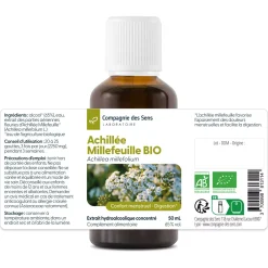 Achillée Millefeuille bio (Achillea Millefolium) – Extrait hydroalcoolique concentré