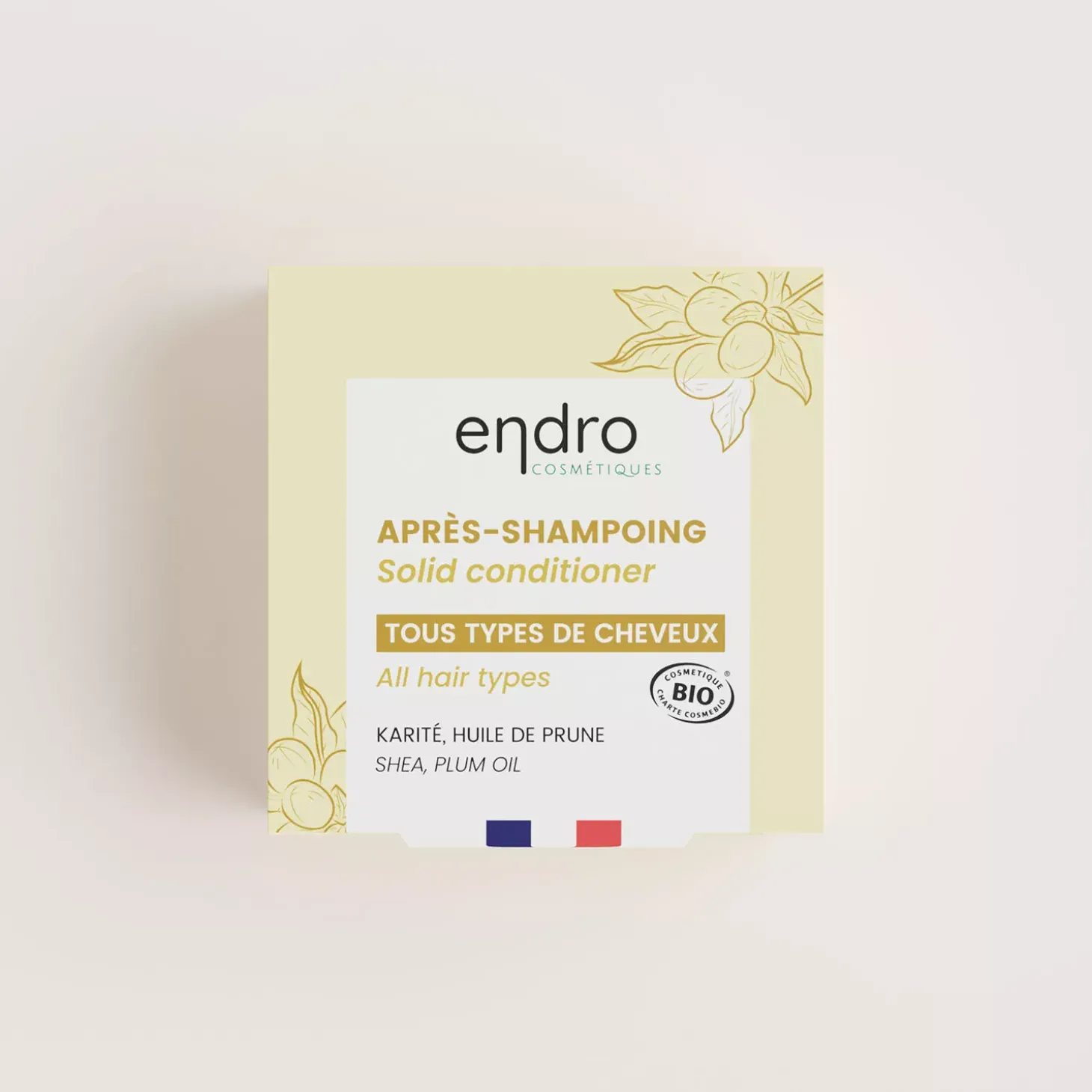 Après shampoing solide bio – Conditionneur capillaire naturel – Sans silicone