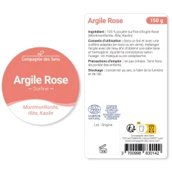 Argile Rose Montmorillonite