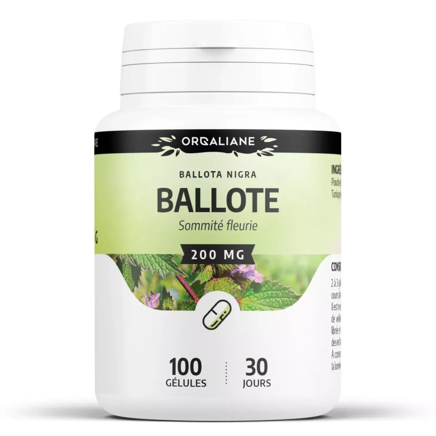 Ballote – Ballota nigra – 100 gélules de 200 mg