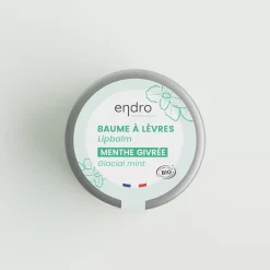 Baume à lèvres bio à la menthe – Lèvres gercées, sèches et abimées – Endro