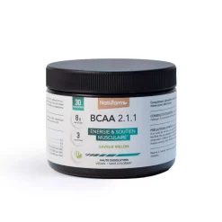 Bcaa 2:1:1 en poudre – Performance & Récupération musculaire – Enrichi en vitamines C, B6 et D3