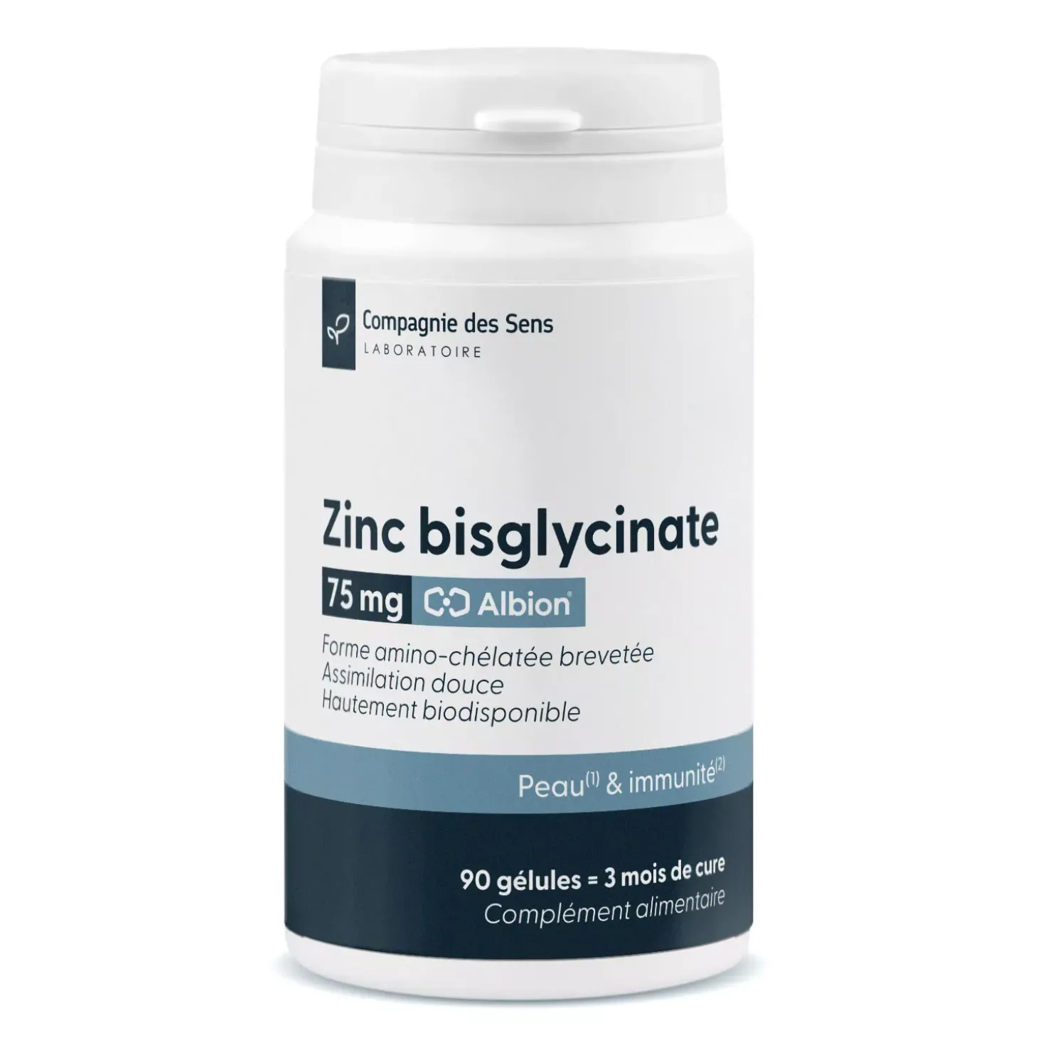 Bisglycinate de Zinc breveté Albion sf 75mg