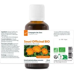 Calendula bio (Souci officinal) – Extrait hydroalcoolique concentré