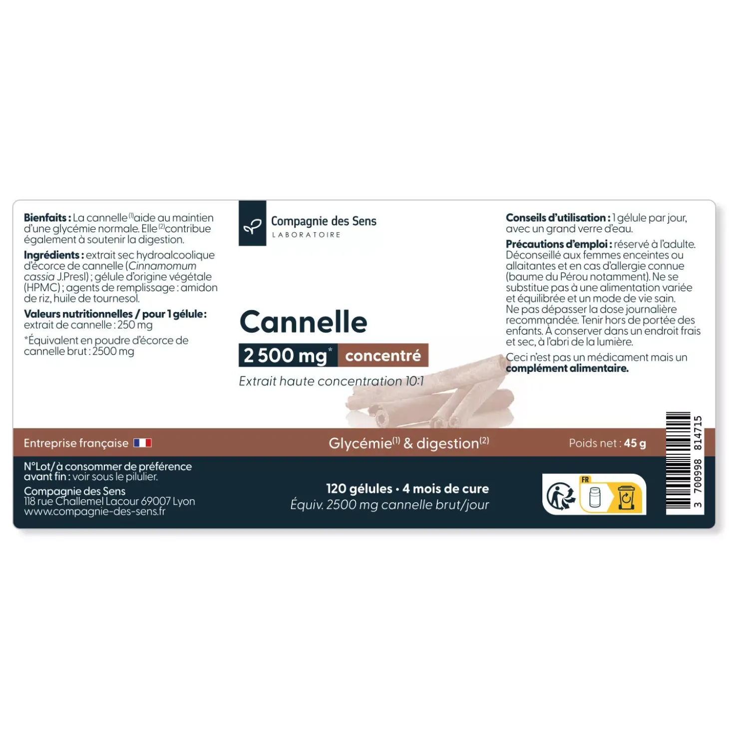 Cannelle concentrée