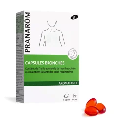 Capsules Bronches – Pour maintenir la santé des voies respiratoires – Pranarōm