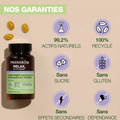 Capsules Relax Aromaboost – Aux Huiles Essentielles – 60 capsules