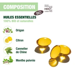 Capsules Santé Intestinale bio Oleocaps 2 – Aux Huiles Essentielles