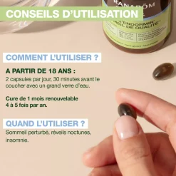 Capsules sleep Aromaboost – Aux Huiles Essentielles – 60 capsules