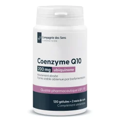 Coenzyme Q10 (Ubiquinone) 200 mg – Forme stable issue de biofermentation – Qualité pharmaceutique