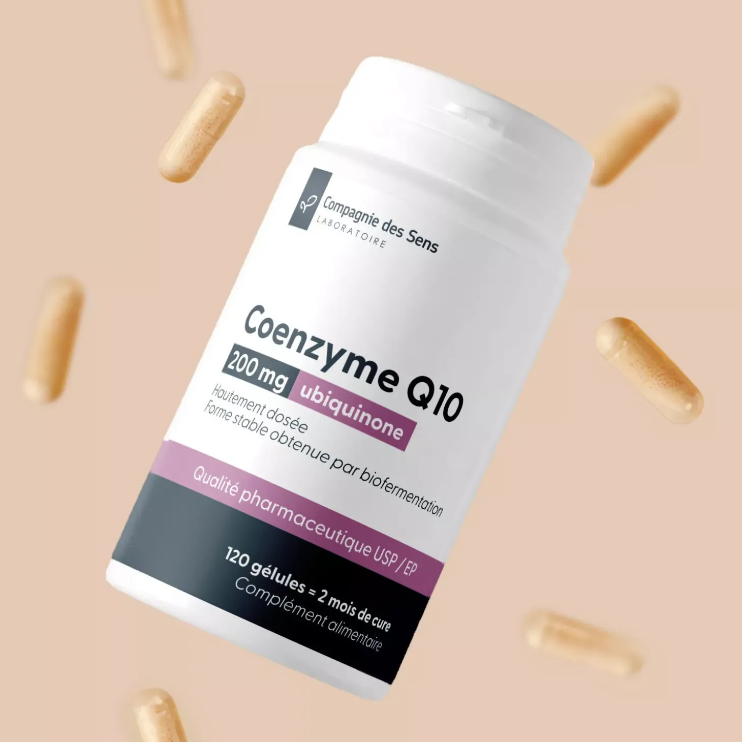 Coenzyme Q10 (Ubiquinone) 200 mg – Forme stable issue de biofermentation – Qualité pharmaceutique