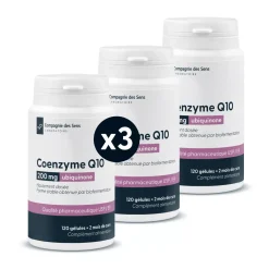 Coenzyme Q10 (Ubiquinone) 200 mg – Forme stable issue de biofermentation – Qualité pharmaceutique