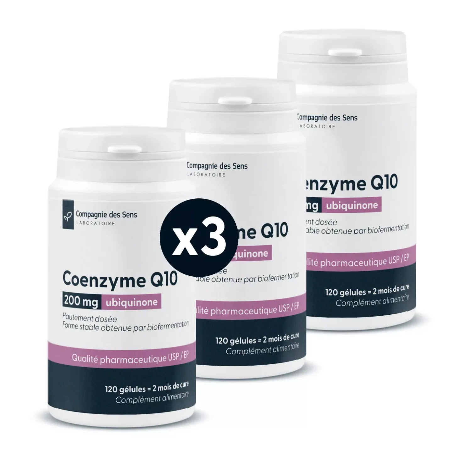 Coenzyme Q10 (Ubiquinone) 200 mg – Forme stable issue de biofermentation – Qualité pharmaceutique