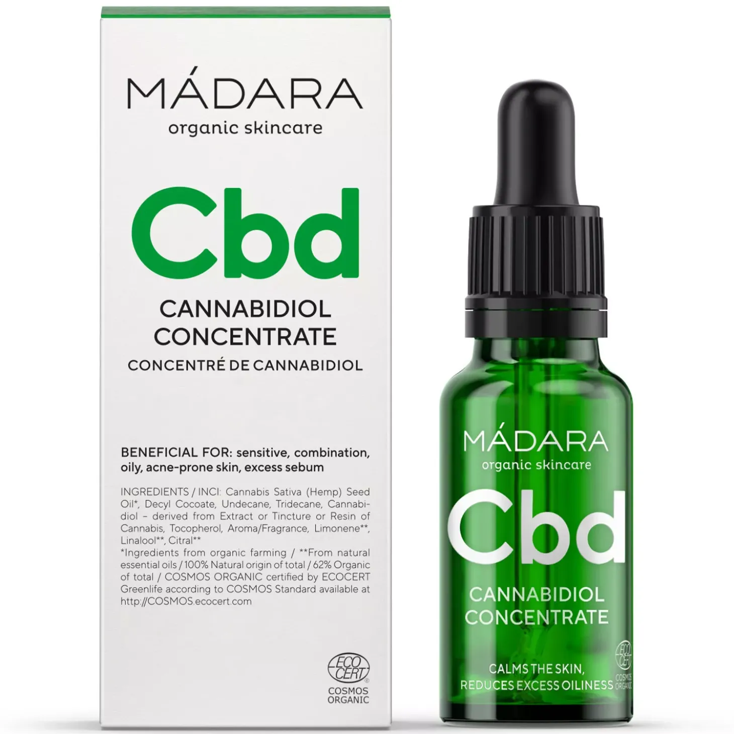 Concentré de Cannabidiol – Réduit les imperfections et les irritations