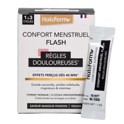 Confort Menstruel Flash en sticks – Action rapide pendant les règles douloureuses