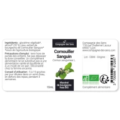 Cornouiller Sanguin bio (Cornus Sanguinea) – Macérat concentré de bourgeons frais