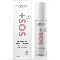 Crème de jour hydratante pour peaux sensibles – Sans parfum – Gamme sos+ – Mádara