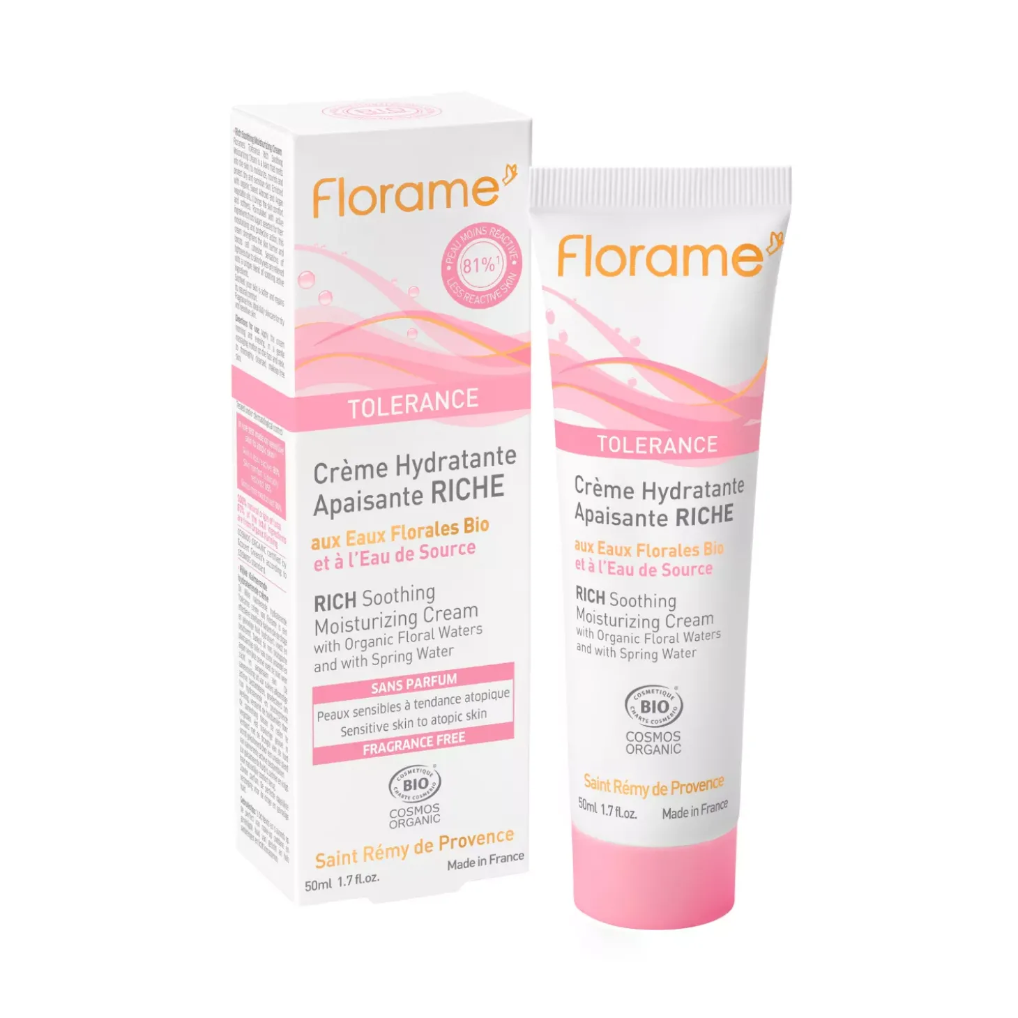 Crème Hydratante Apaisante Riche bio
