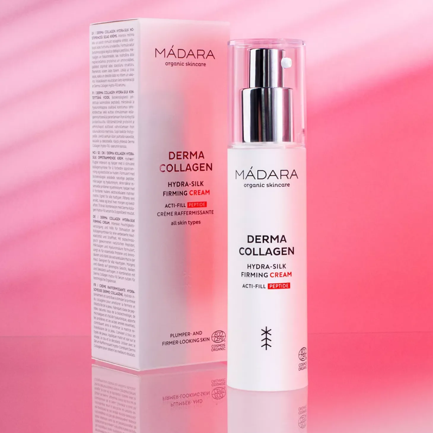 Crème Raffermissante aux peptides – Hydratation & élasticité – derma collagen – Mádara