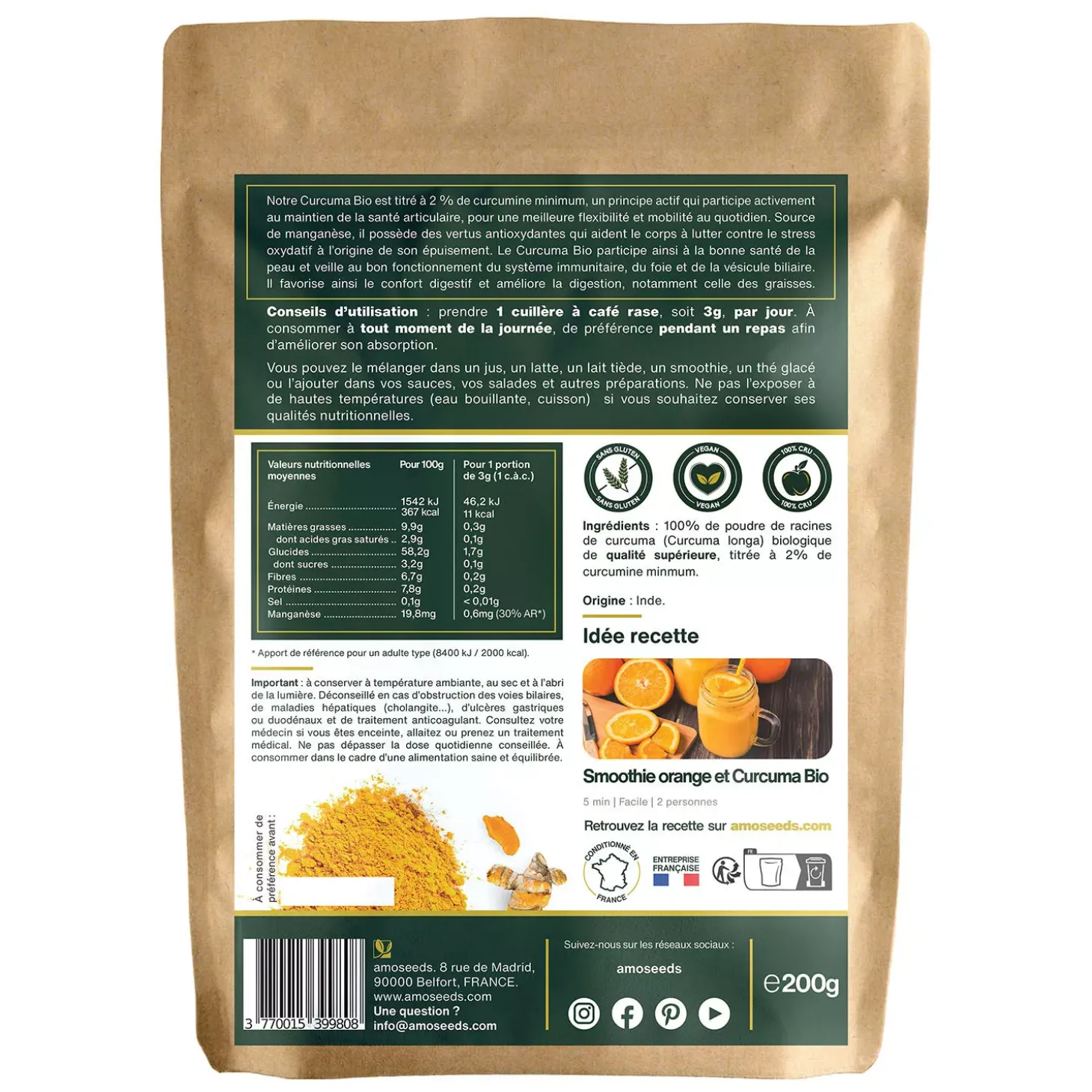 Curcuma bio