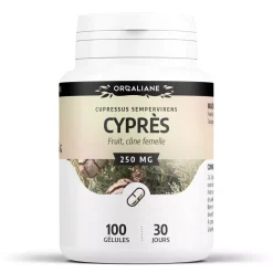 Cyprès – Cupressus sempervirens – 100 gélules de 250 mg