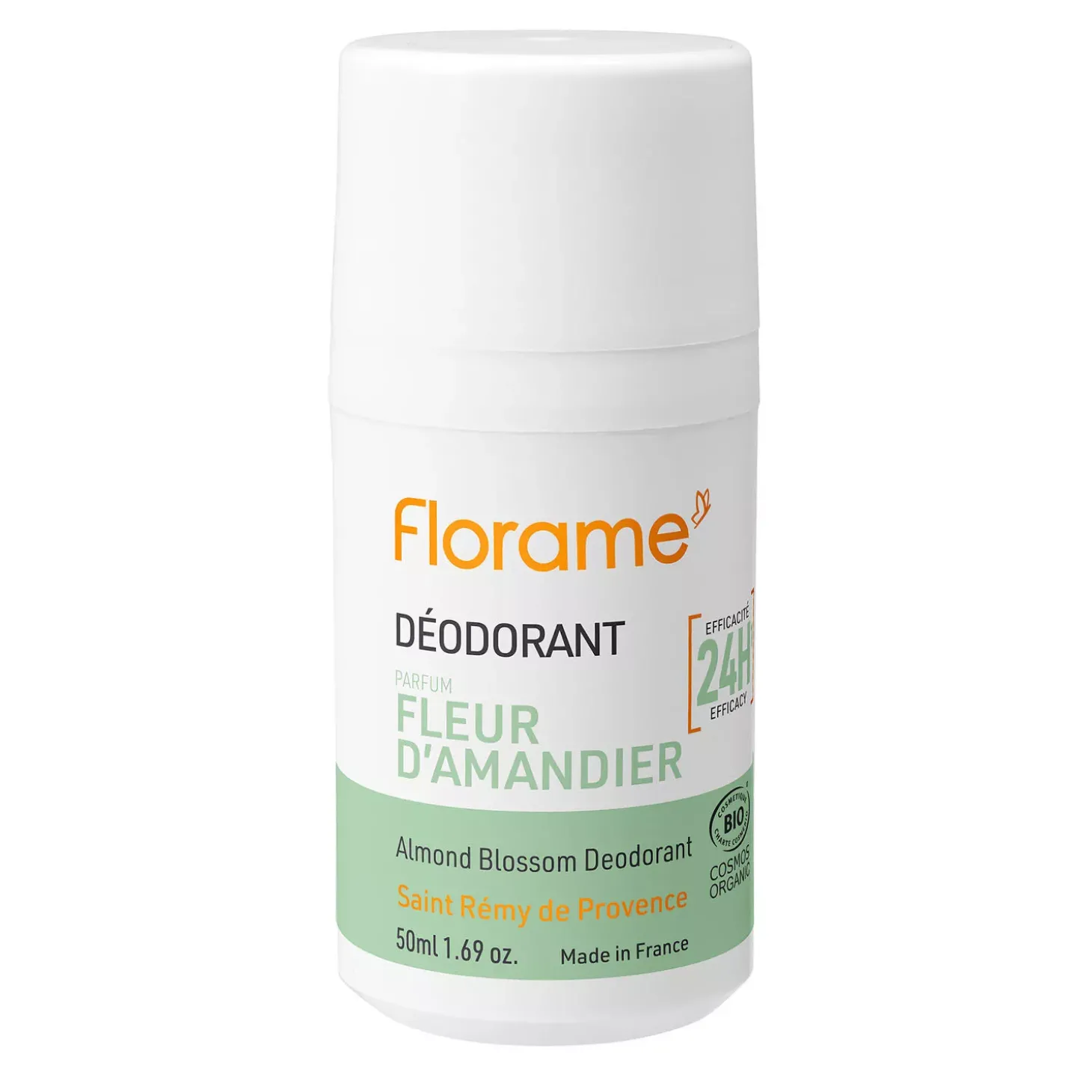 Déodorant Bille Fleur d'Amandier bio – Efficacité 24h – Florame