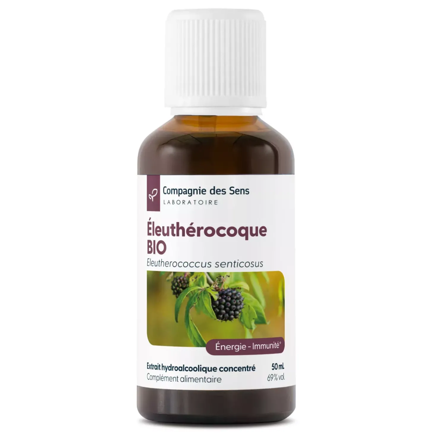Eleuthérocoque bio (Eleutherococcus Senticosus) – Extrait hydroalcoolique concentré