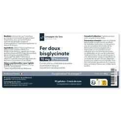 Fer bisglycinate breveté Ferrochel 70 mg