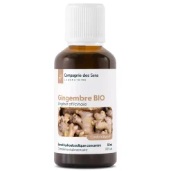 Gingembre bio (Zingiber Officinale) – Extrait hydroalcoolique concentré