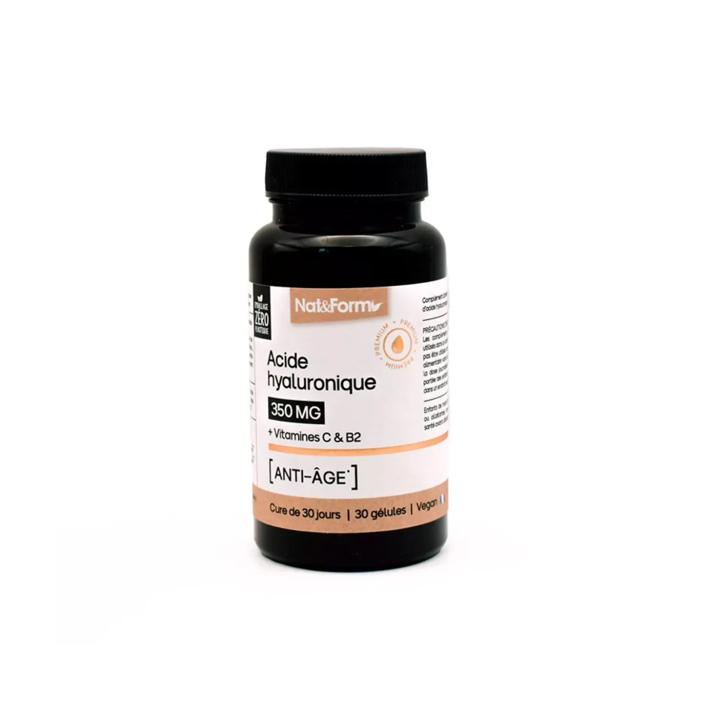 Gélules d'acide hyaluronique de 350 mg