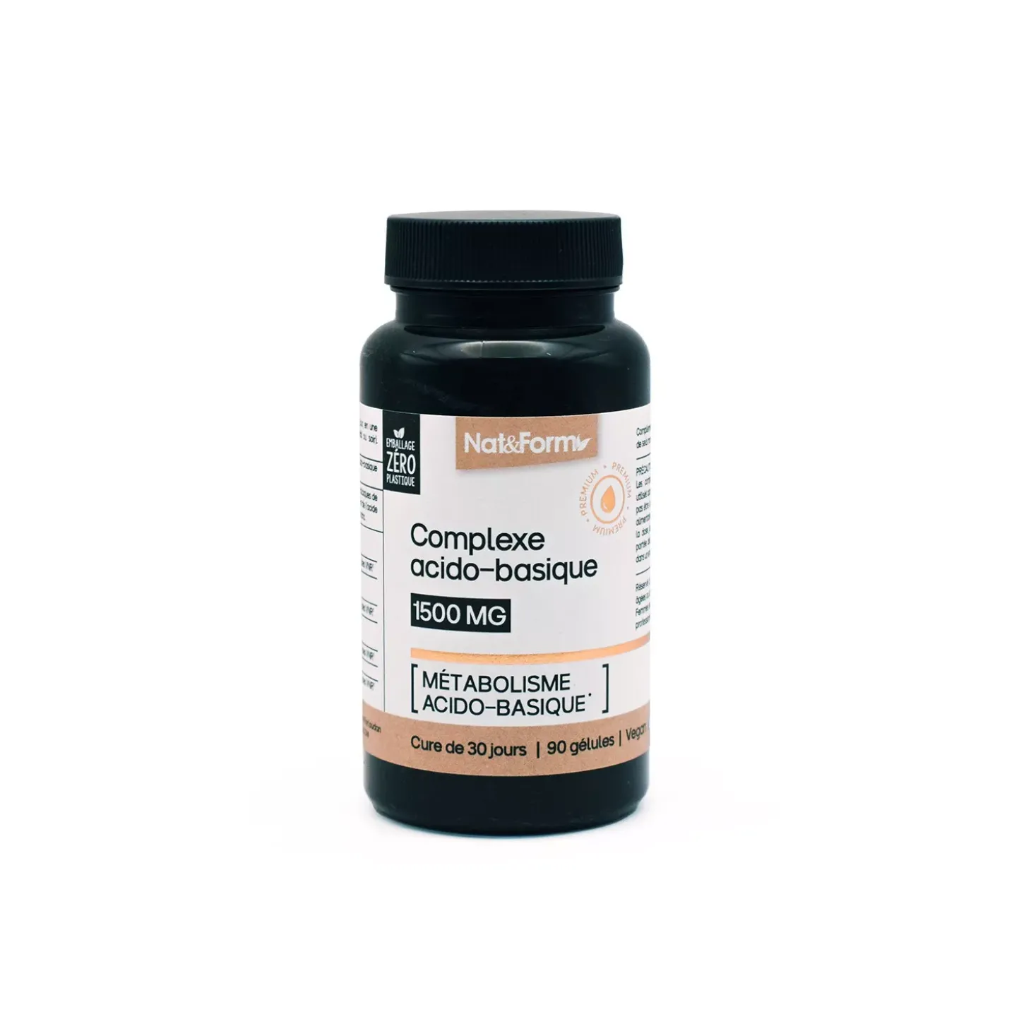 Gélules de nutriments basifiants (calcium, magnésium, potassium, zinc) – Complexe Acido-basique