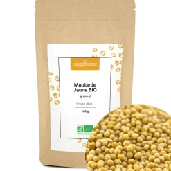 Graines de Moutarde jaune bio