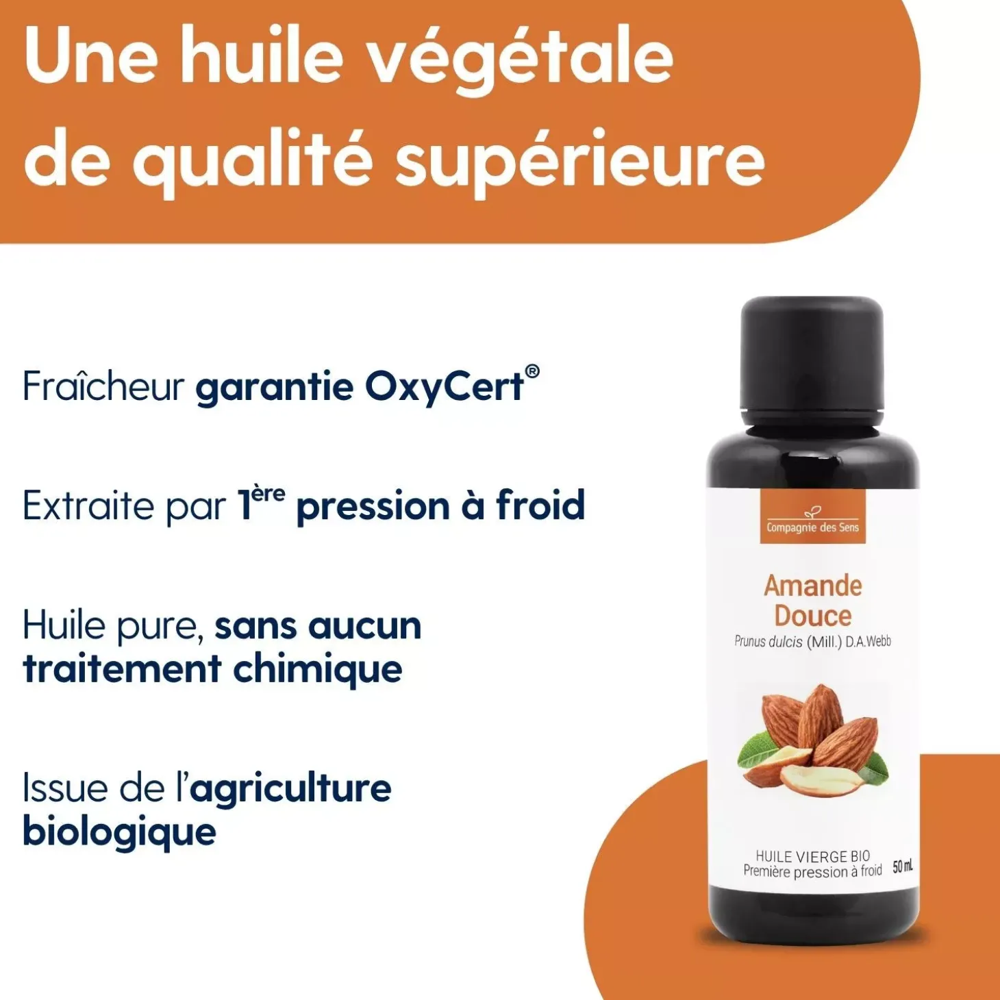 Huile d’Amande Douce bio