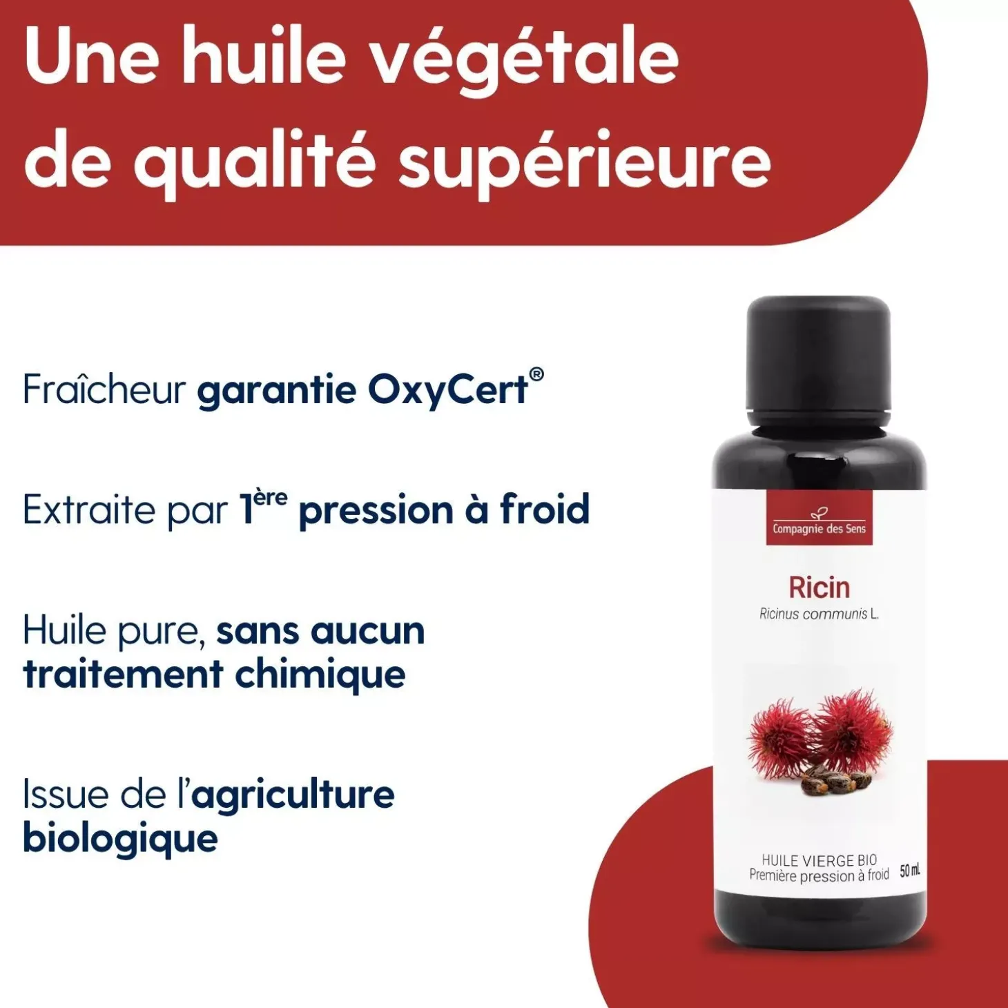 Huile de Ricin bio