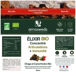 Élixir Concentré bio Articulations & Immunité