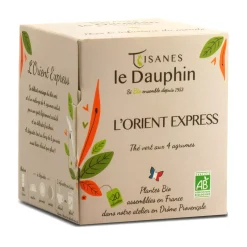 L'Orient Express Thé Vert 4 Agrumes bio en sachets