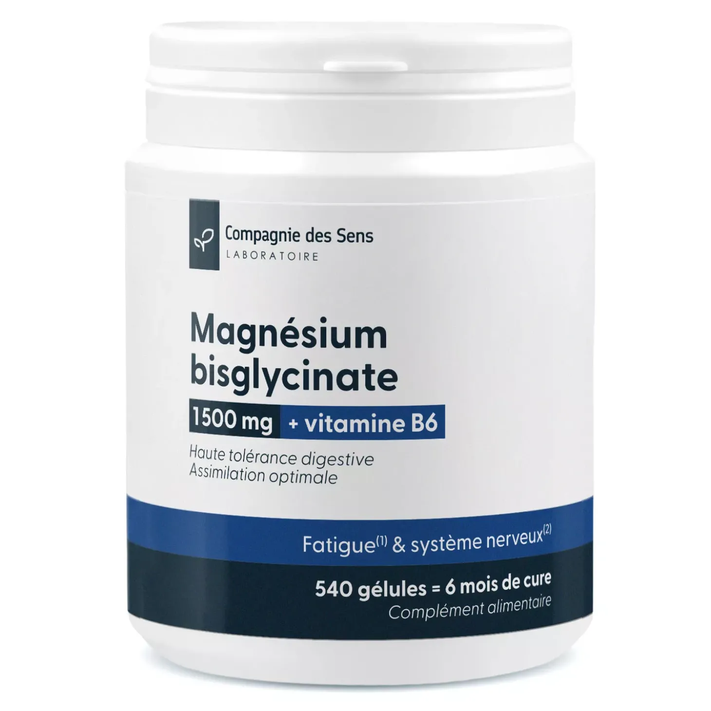 Magnésium bisglycinate 1500 mg & Vitamine B6