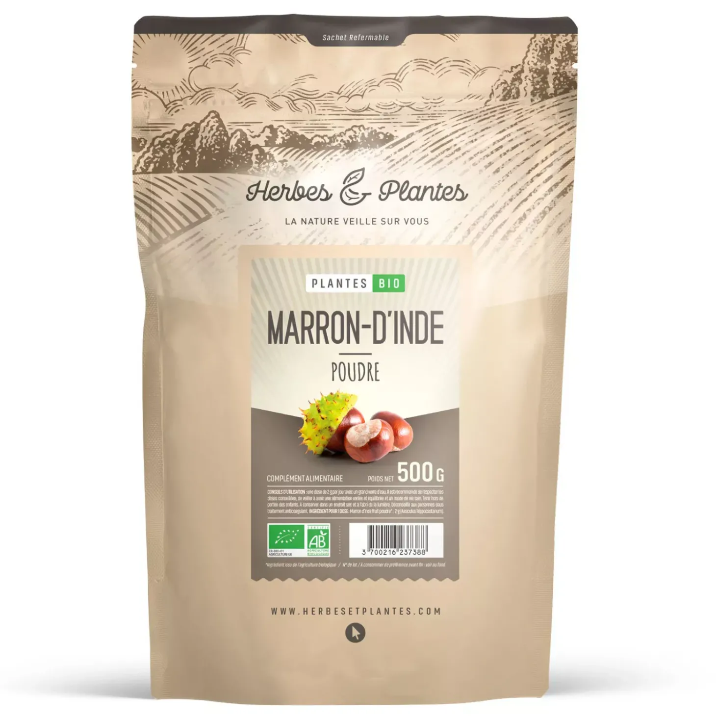 Marron d'Inde bio