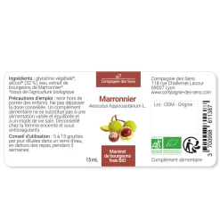 Marronnier bio (Aesculus Hippocastanum) – Macérat concentré de bourgeons frais