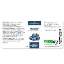Myrtillier bio (Vaccinium Myrtillus) – Macérat concentré de bourgeons frais
