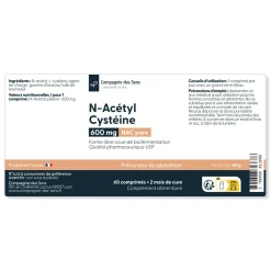 Nac (N-acétyl-cystéine) 600 mg