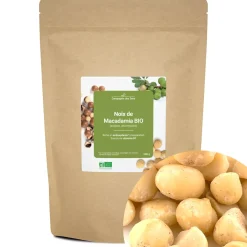 Noix de Macadamia bio (entières, décortiquées)