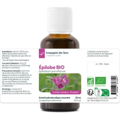 Épilobe bio (Epilobium Parviflorum) – Extrait hydroalcoolique concentré