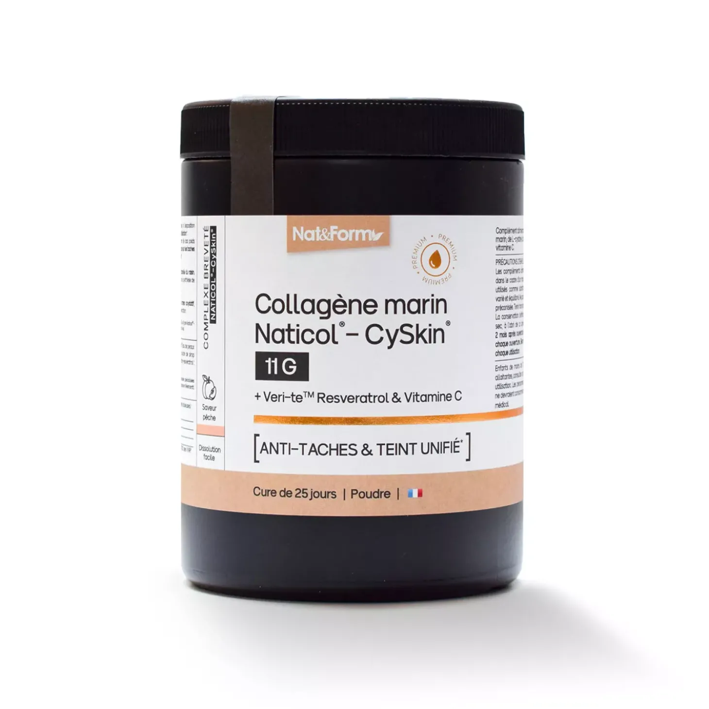 Poudre de Collagène marin Naticol®-CySkin® – Anti-taches et teint unifié – Efficacité prouvée