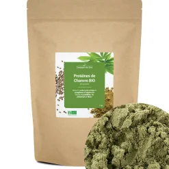 Protéines de Chanvre de Bretagne bio (en poudre)