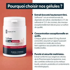 Safran concentré breveté Saffranat®