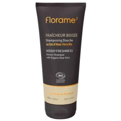 Shampoing Douche Fraîcheur Boisée bio – Corps & Cheveux – Homme – Florame
