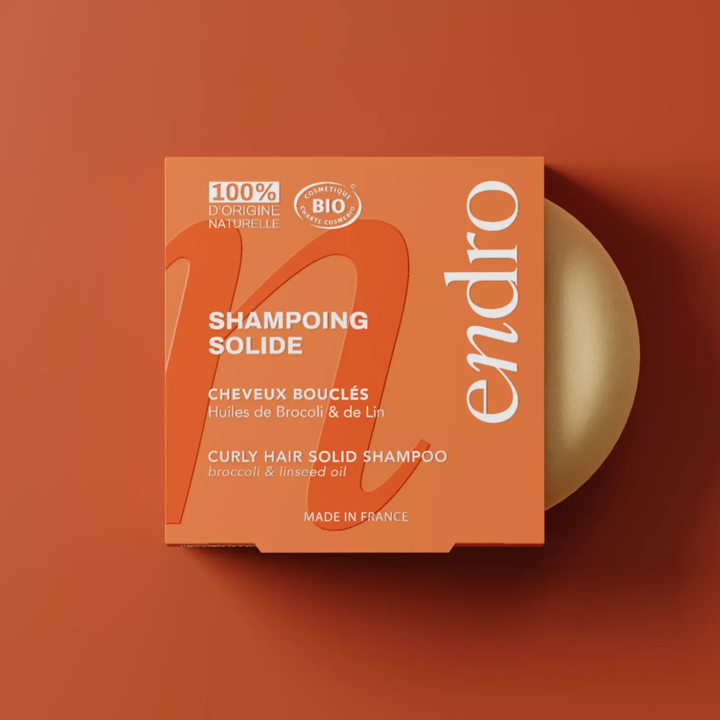 Shampoing solide cheveux bouclés