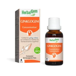Solution buvable pour la Concentration – Aux Macérats de bourgeons concentrés – HerbalGem